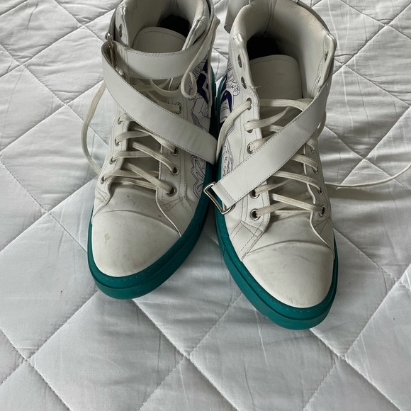 Salvatore ferragamo men’s sneakers size 12 - Picture 2 of 3